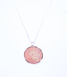 Vintage Bronze 2 Mil Palestinian Coin Pendant with Silver Bezel - Polished