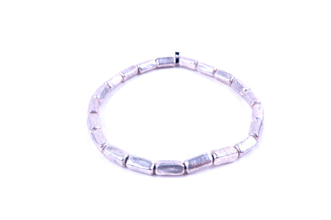 Silver Brass Stacking Bracelet