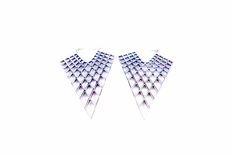 Off the Grid Sterling Silver Earrings