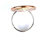 Vintage Bronze Palestinian Coin Ring