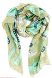 Handwoven Silk Scarf - Vintage