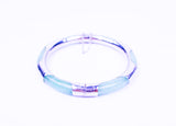 Jade and Sterling Silver Bangle