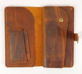 Handmade Leather Bi Fold Wallet
