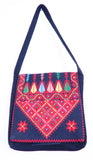 Palestinian Cross Stitch Messenger Bag