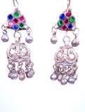 Turkmen Chandelier Earrings with Bells